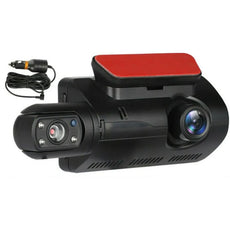 Vibe Geeks HD1080P Dual Lens Car Dash Cam Comprehensive Coverage-1