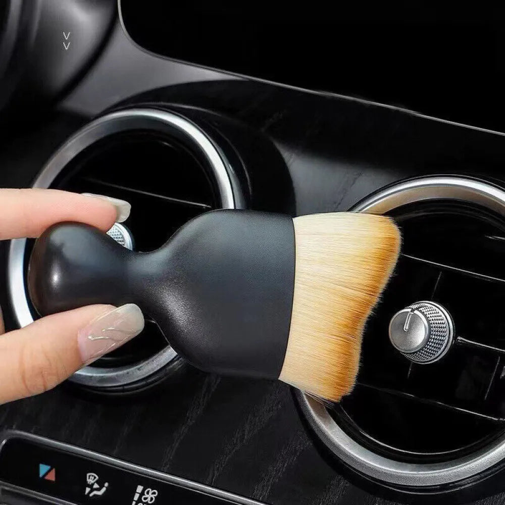 Vibe Geeks Car Interior Auto Detailing Brush Soft Bristles Dust Removal Brush-4