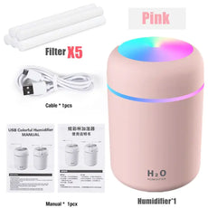 Colorful Cup Humidifier Mini Aroma Diffuser With Cool Mist - Puritific