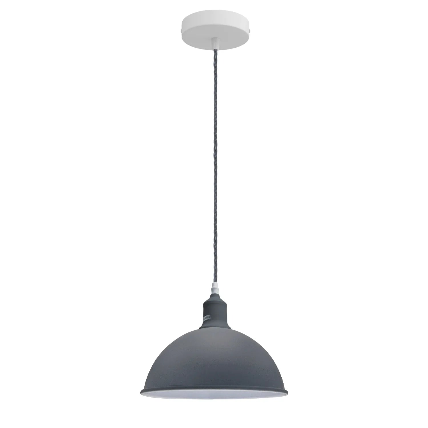 30cm Gray Metal Dome Pendant Light~4487-5