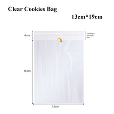 Clear Reclosable Zip Poly Bag Resealable Self Sealing Bag~5291-6