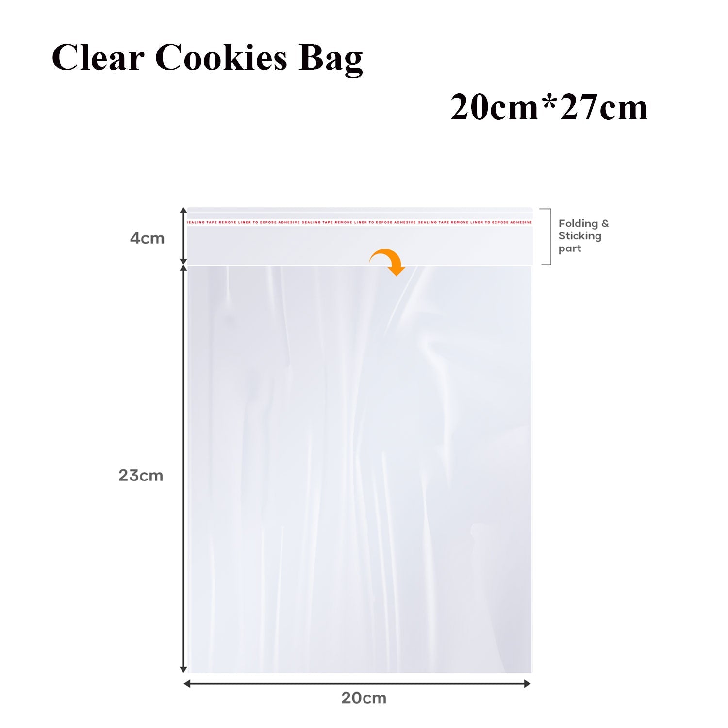 Clear Reclosable Zip Poly Bag Resealable Self Sealing Bag~5291-8