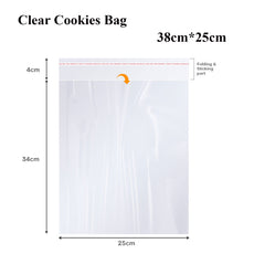 Clear Reclosable Zip Poly Bag Resealable Self Sealing Bag~5291-9