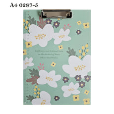 4Pack A4 Cute Print Paper Meta Clipboard With Ruler Scale Edge~5284-5