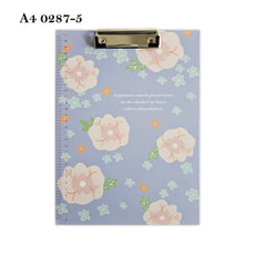 4Pack A4 Cute Print Paper Meta Clipboard With Ruler Scale Edge~5284-4