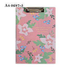 4Pack A4 Cute Print Paper Meta Clipboard With Ruler Scale Edge~5284-3