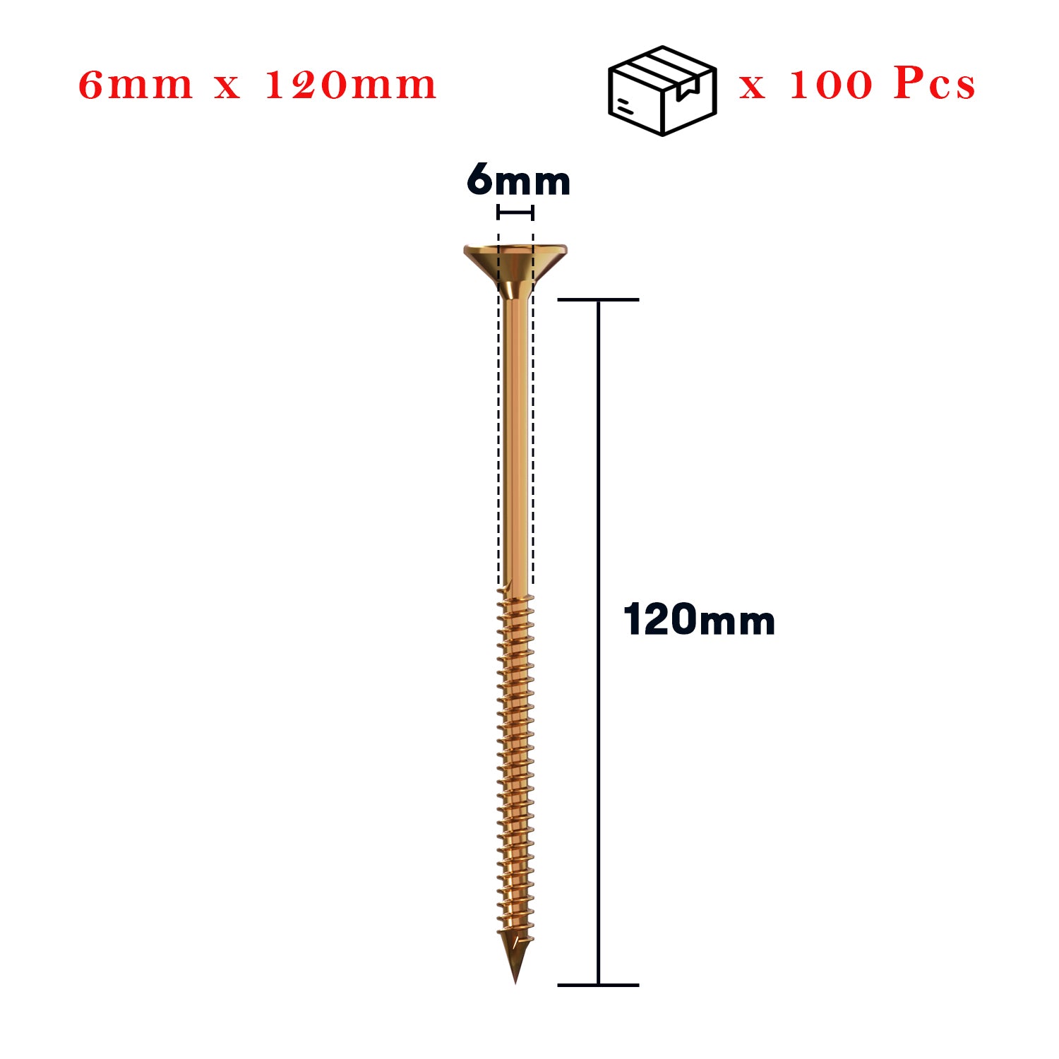 Self-Tapping Flat Countersinking Head Wood Screws~5382-16