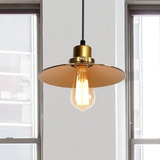 Ceiling Pendant New Modern Gold Flat Lamp Shade~2823-0