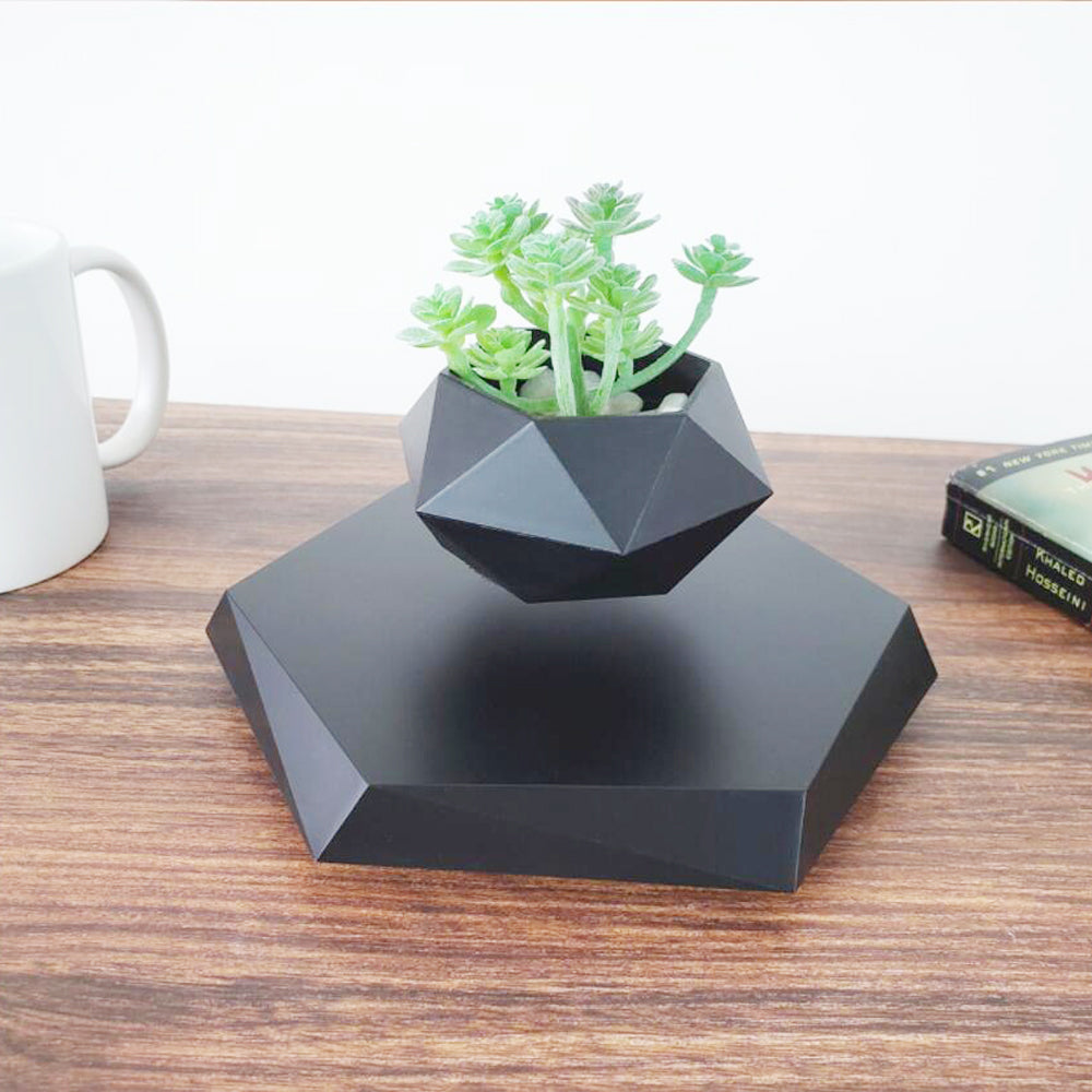 Floating Magnetic Levitating Flower Pot - Puritific