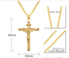 Stainless Steel Chain Cross Necklace - Puritific