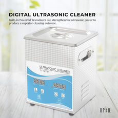 2L Digital Ultrasonic Cleaner Jewelry Ultra Sonic Bath Degas Parts Cleaning-2