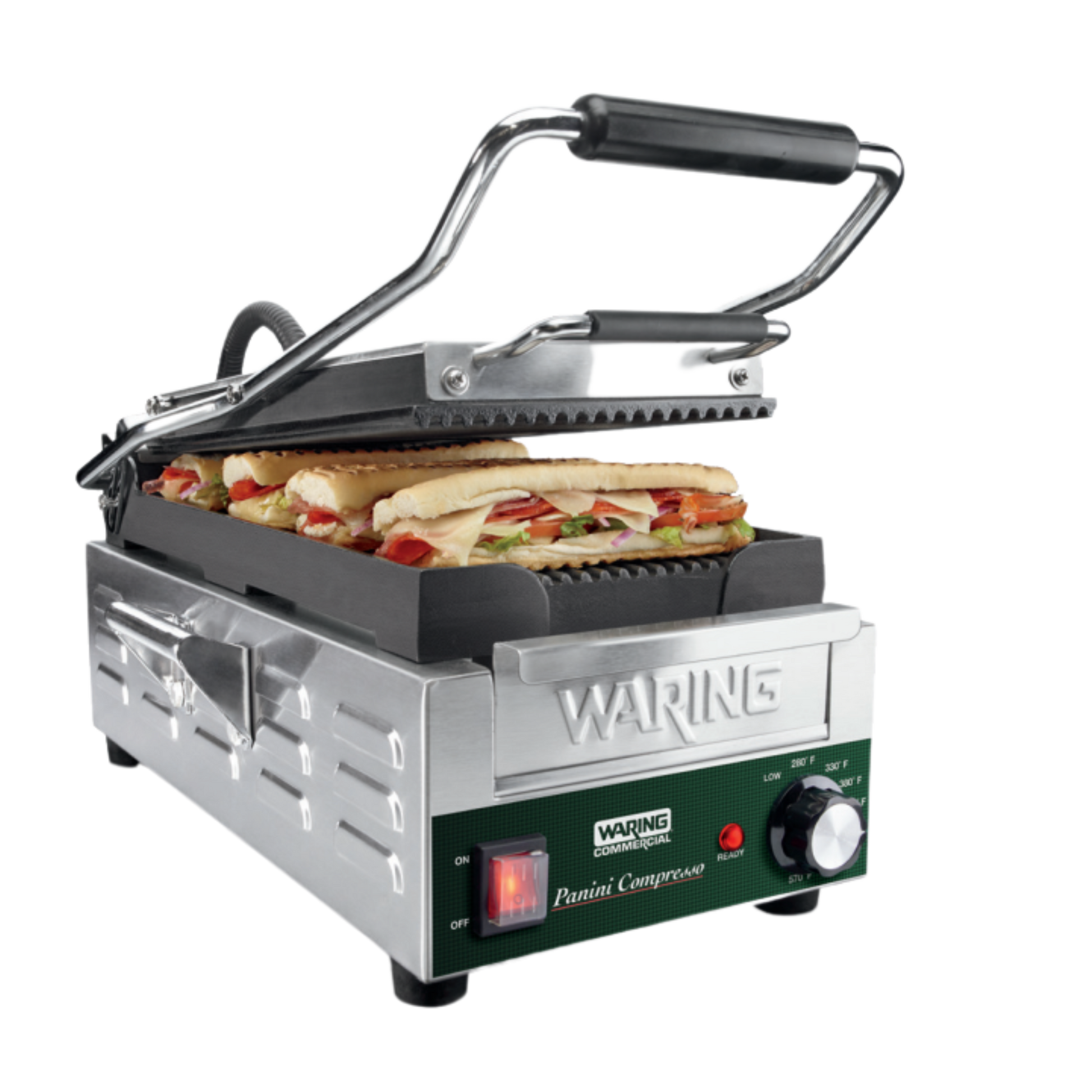 WPG200 Panini Compresso - Slimline Panini Grill by Waring Commercial-4