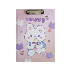 4 Pack A4 Cartoon Design Clipboard with Ruler Scale Clipboard  ~5280-5