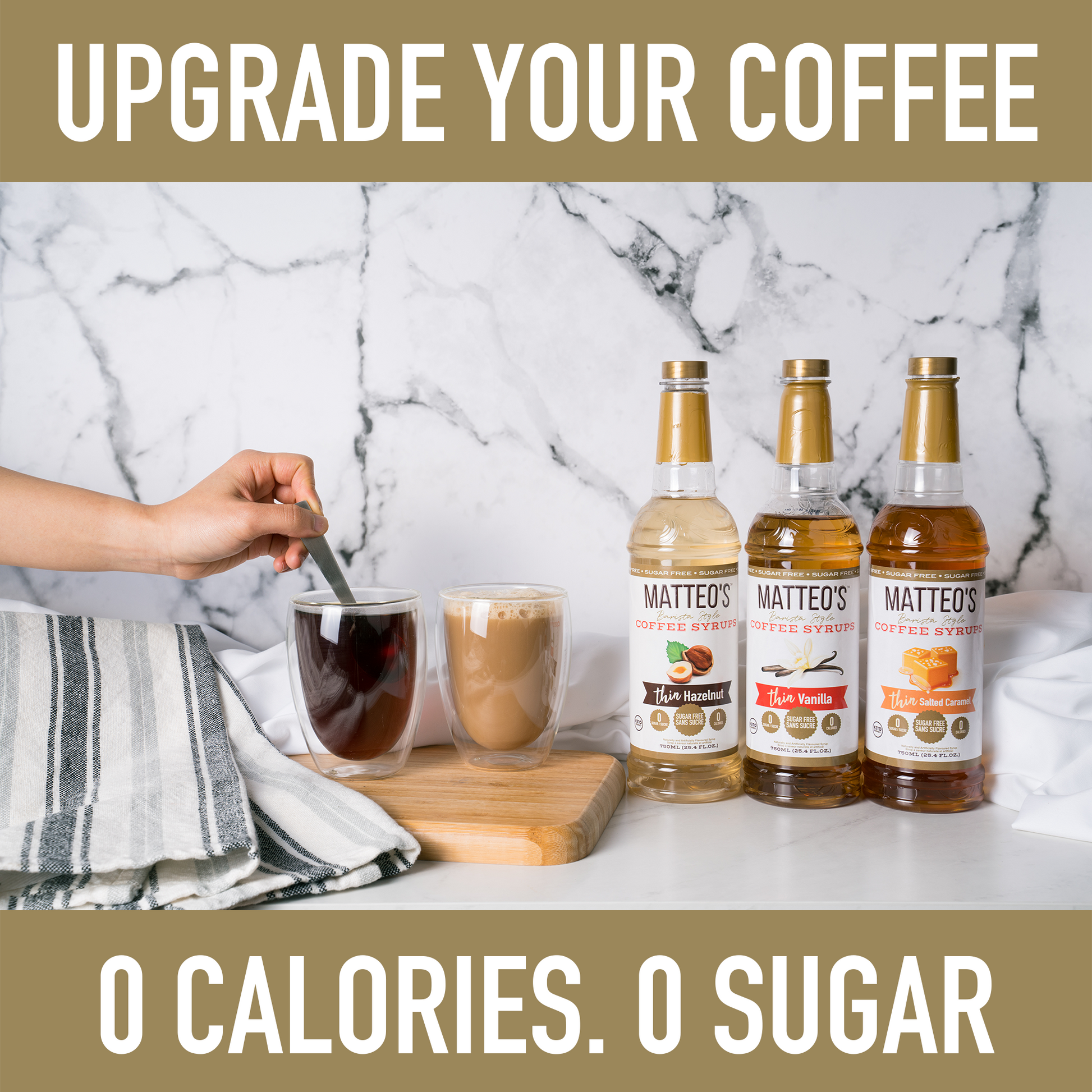 Sugar Free Coffee Syrup, Peppermint Mocha | 6 x 750ml Bottles-1