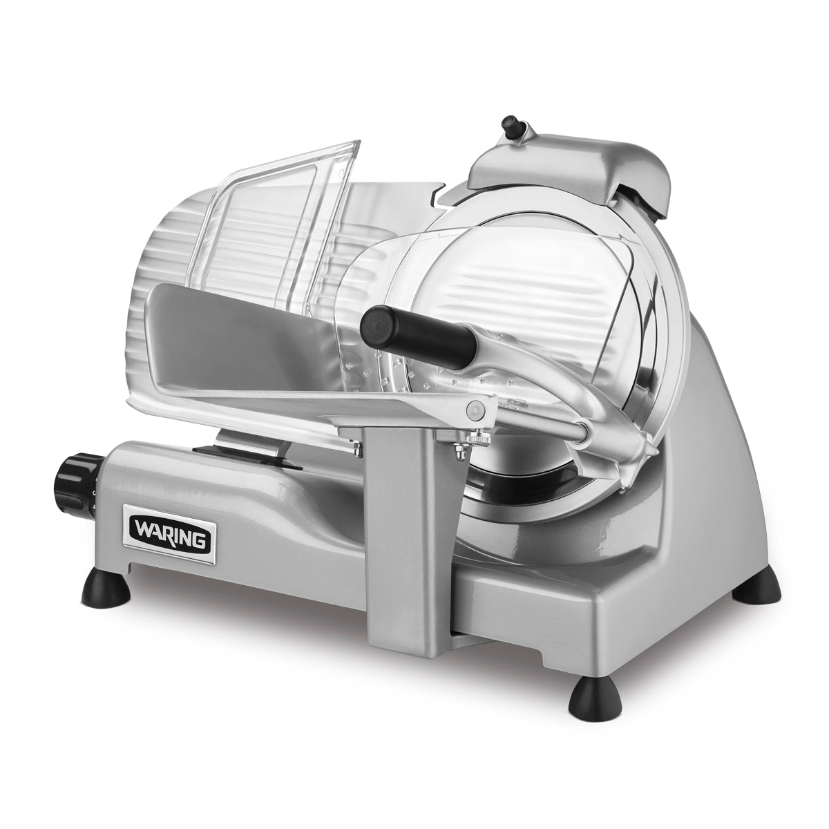 WCS220SV Medium-Duty Silver 8.5" Professional Food Slicer by Waring Commercial-1