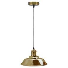 Vintage Modern Industrial Ceiling Lamp Shade Pendant Light Retro Loft French Gold~1320-5