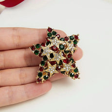 Lovely Xmas Enamel Brooch Pin - Puritific