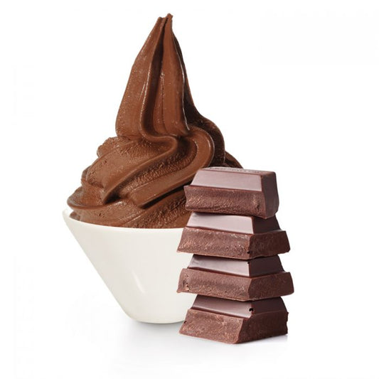 PreGel - Chocolate Ready To Use (12 x 1kg Case) - Premium Soft Serve and Gelato Chocolate Mix-0