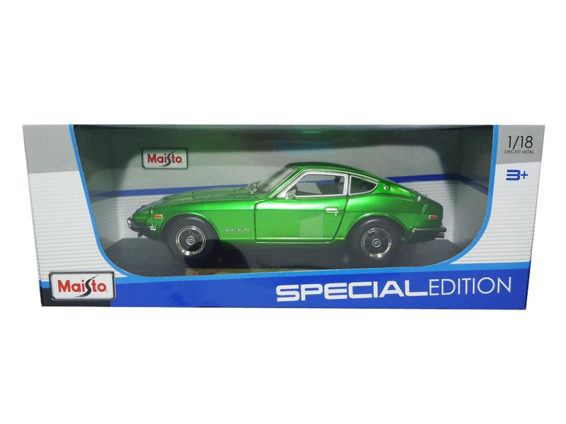 1971 Datsun 240z Green 1/18 Diecast Model Car by Maisto-2