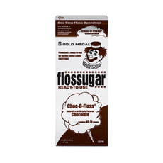 Choc-O-Floss (Chocolate) Cotton Candy Flossugar  | Cotton Candy Supplies Canada | 6 x 3.25lbs per case-0