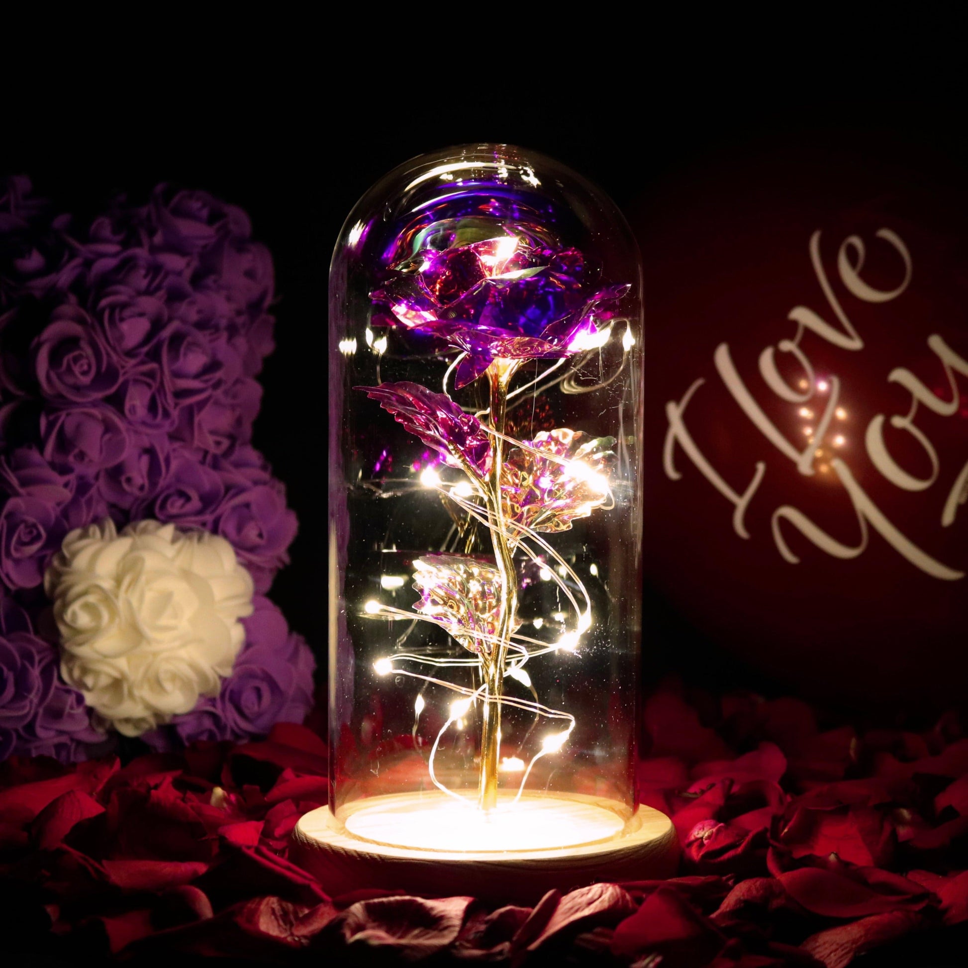 Galaxy Rose Eternal Lamp - Puritific