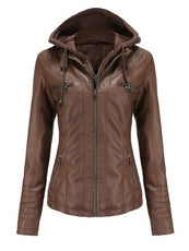 Autumn Winter Pu Faux Leather Jacket - Puritific