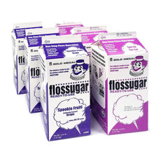 Bubble Gum/Grape Cotton Candy Flossugar Combo Pack  | Cotton Candy Supplies Canada | 6 x 3.25lbs per case-0