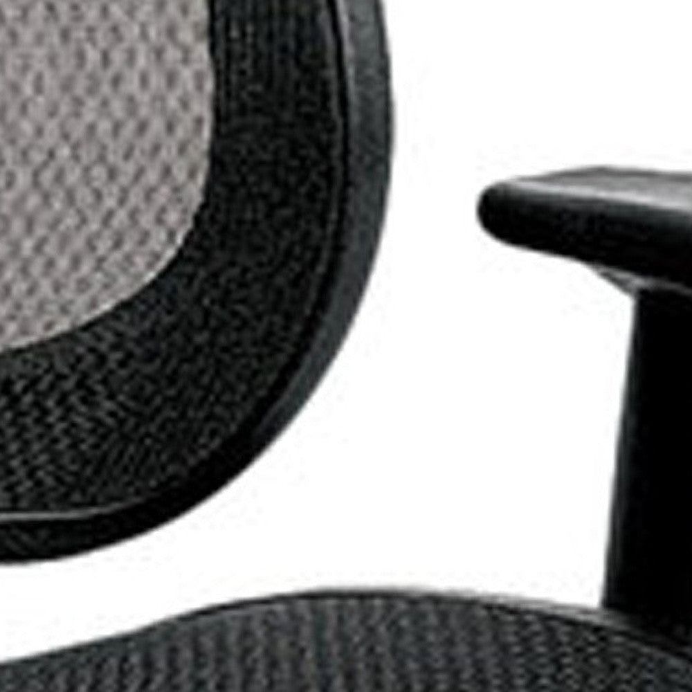 26" x 20" x 36" Black Mesh Chair-0