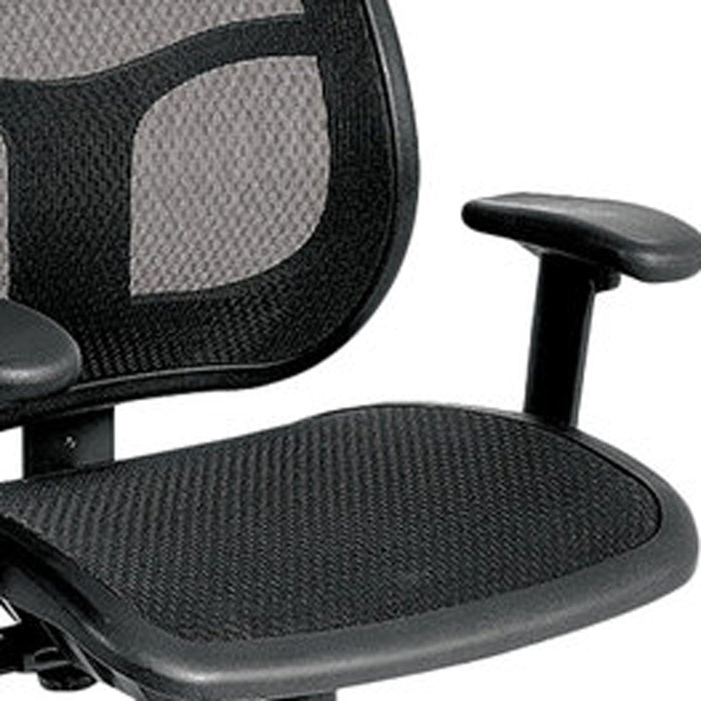 26" x 20" x 36" Black Mesh Chair-2