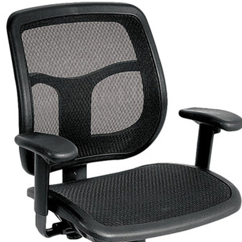 26" x 20" x 36" Black Mesh Chair-3