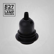 3Pack E27 Light Bulb Pendant Socket Holder Screw Black Plastic Lamp holder~4373-1