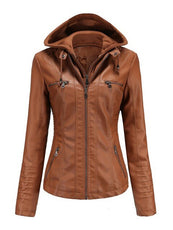 Autumn Winter Pu Faux Leather Jacket - Puritific