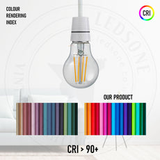 A60 B22 4W Dimmable Light Bulb Vintage Filament Classic LED~3079-4