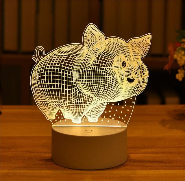 3D Led Night Light Model Toys - Puritific