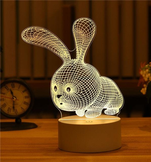 3D Led Night Light Model Toys - Puritific