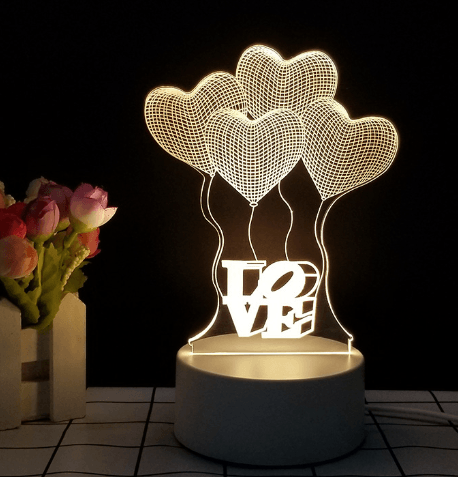 3D Table Night Lamp (Individual Lamps) - Puritific