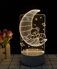 3D Table Night Lamp (Individual Lamps) - Puritific