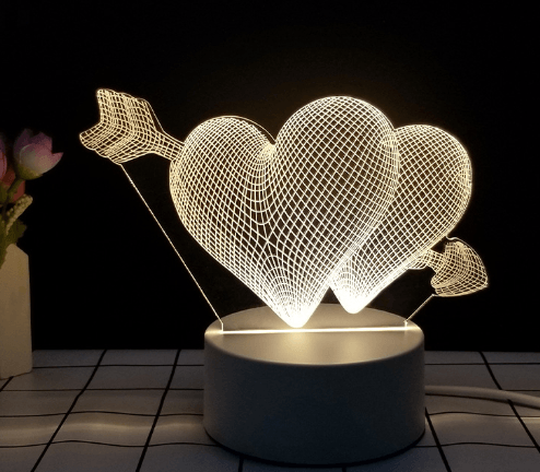 3D Table Night Lamp (Individual Lamps) - Puritific