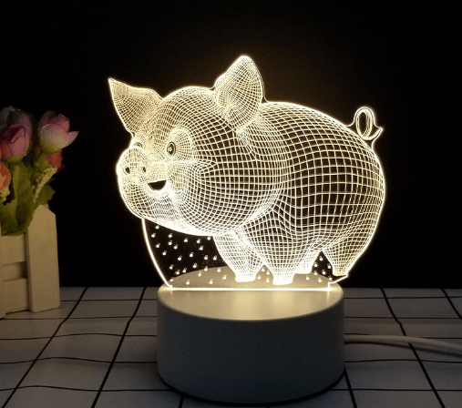 3D Table Night Lamp (Individual Lamps) - Puritific