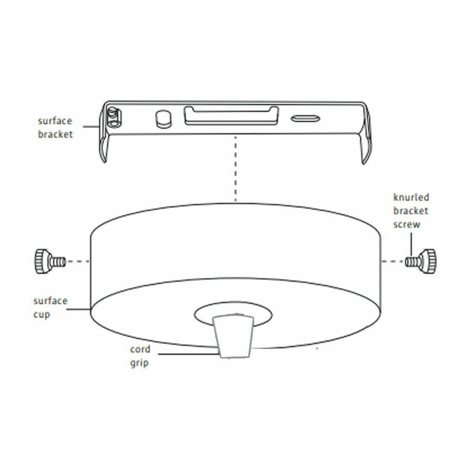 45mm Ceiling Rose Strap Bracket Strap Brace Plate with Accessories Light Fixing~4128-1