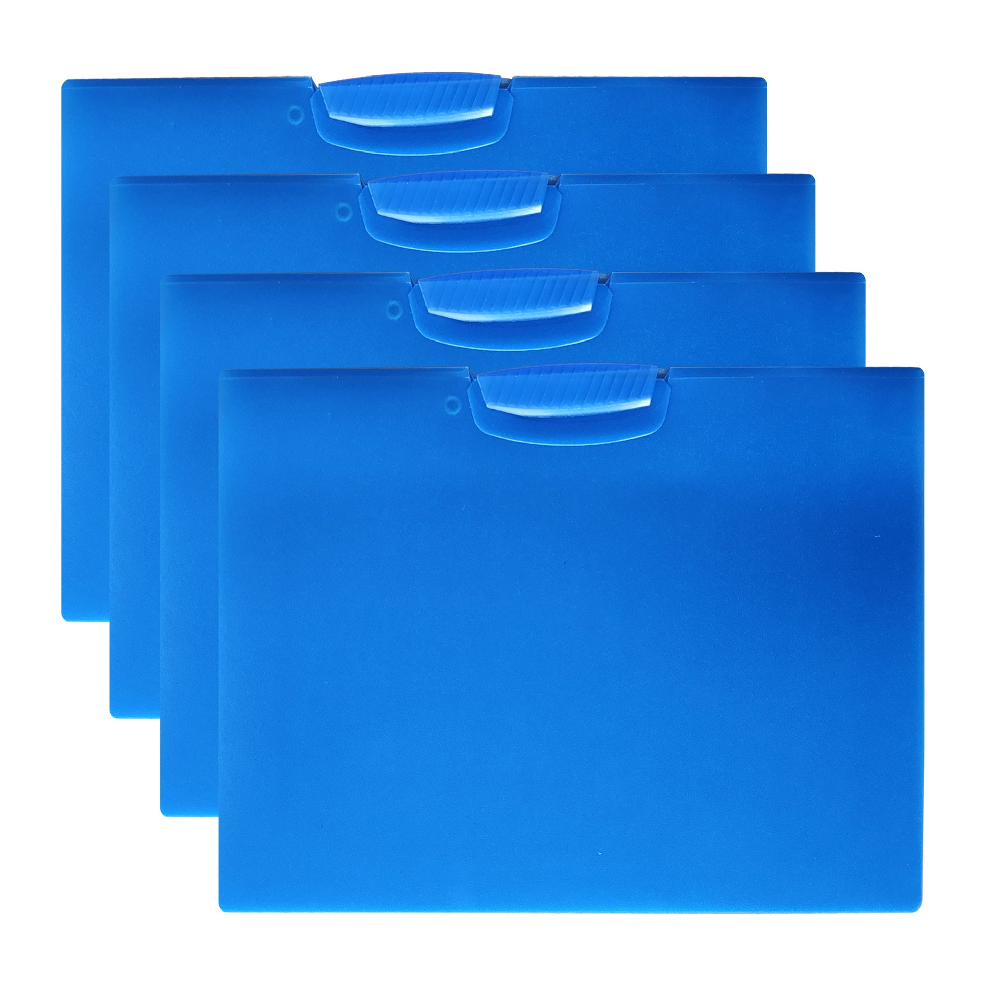 4 Pack Plastic Report Cover With Front Swing Clip File Document Folder ~5283-5