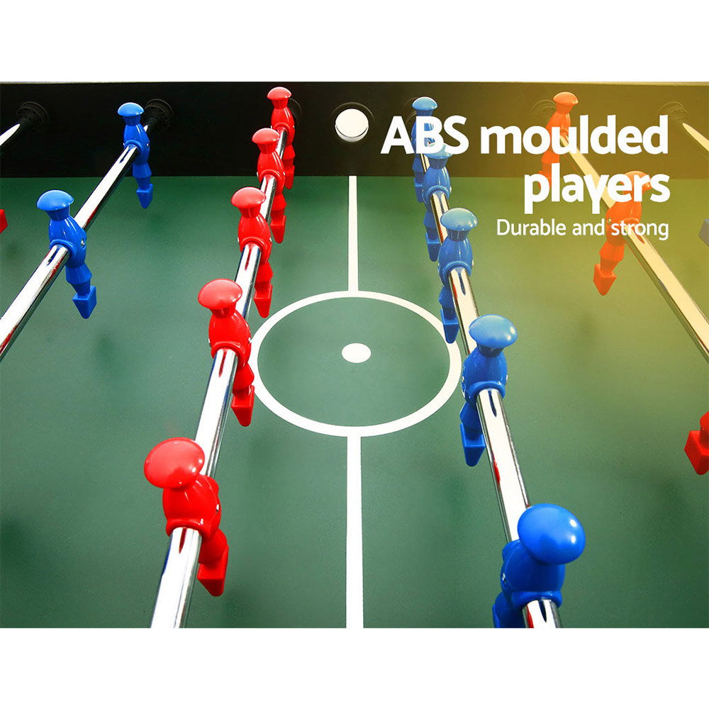 4FT Soccer Table Foosball Football Game Home Party Pub Size Kids Adult Toy Gift-3