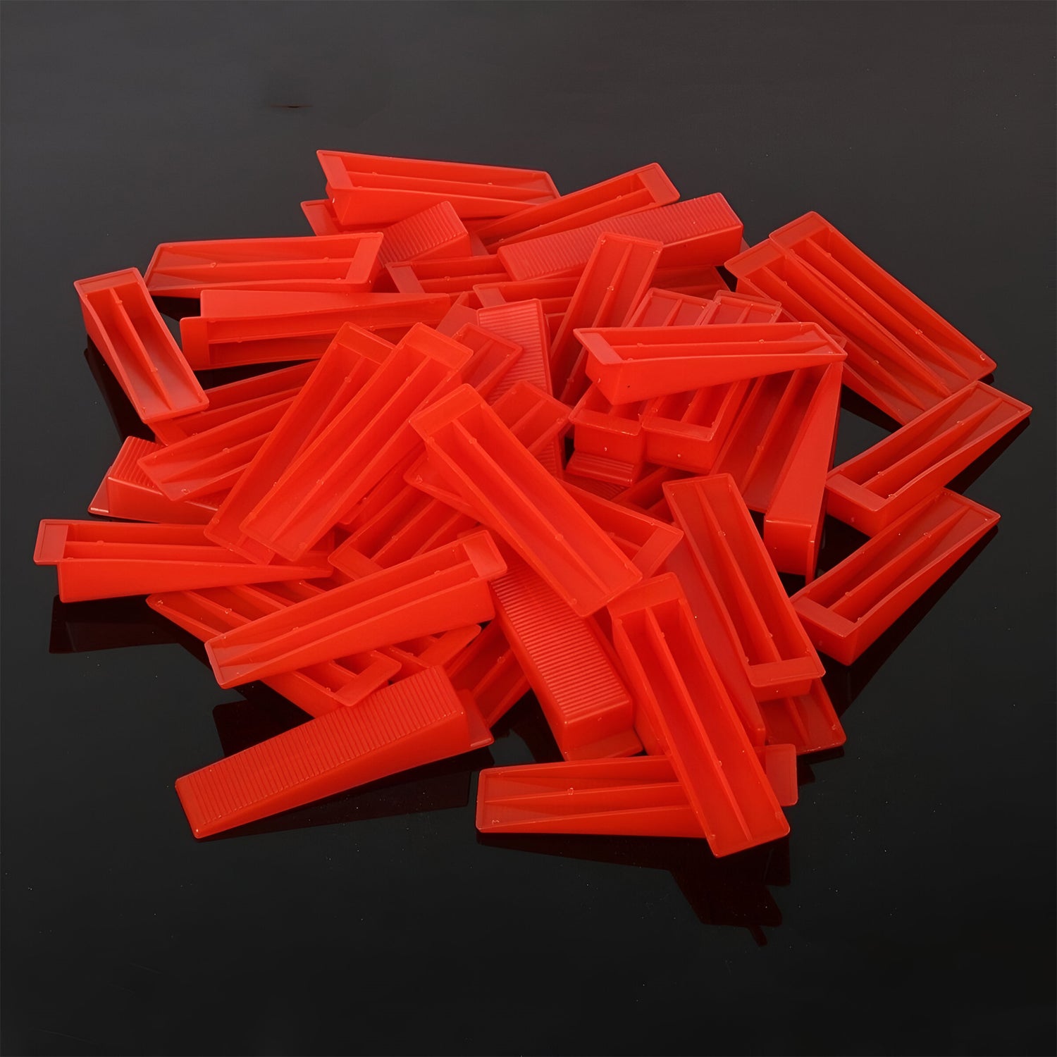 100 Piece Tile Leveling Wedges Spacer Plus Reusable~5380-2