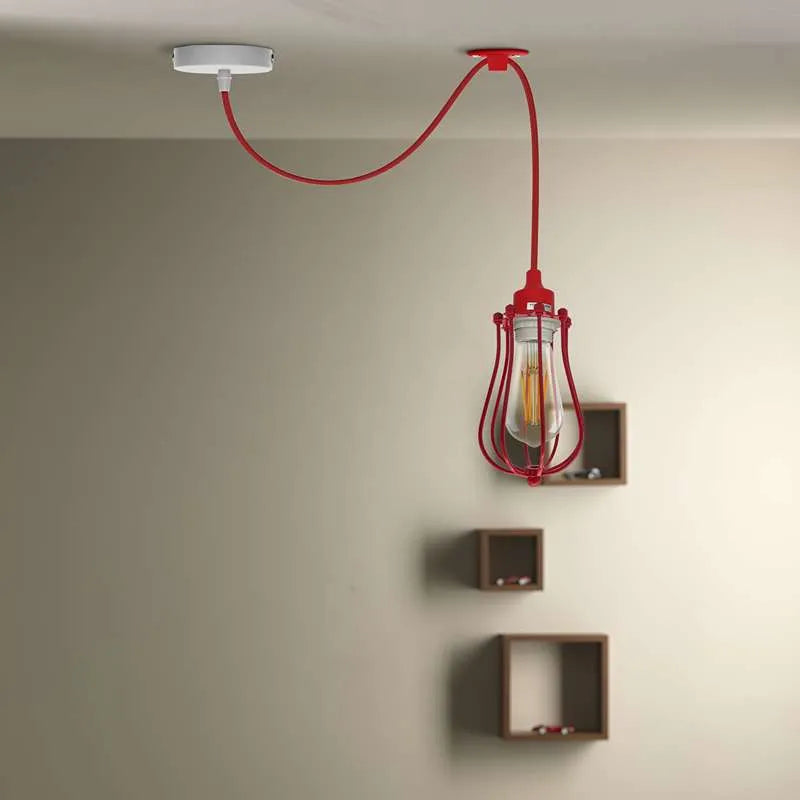 Single Ceiling Pendant Lamp Swag Hanging Light ~ 5112-0