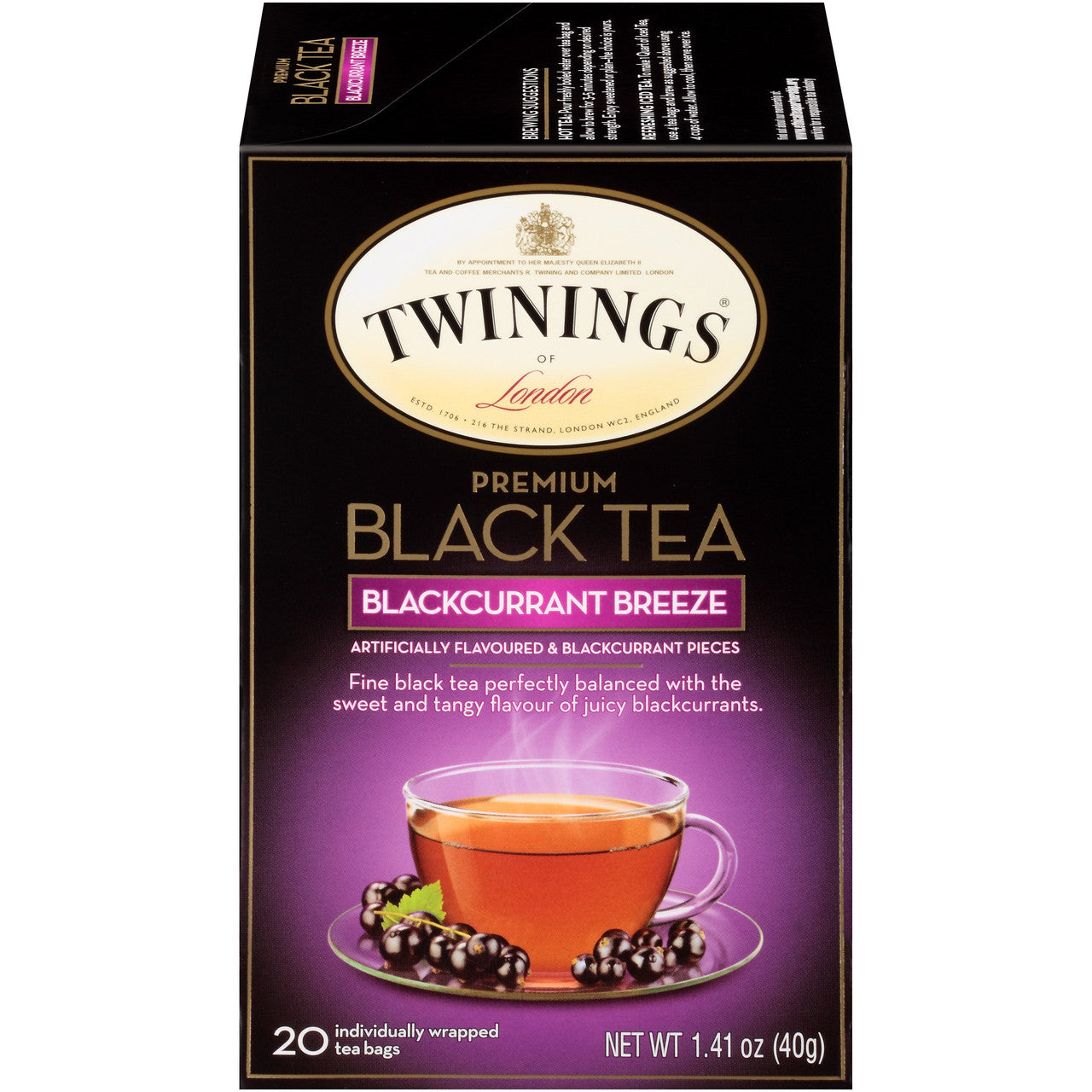 Twinings Blackcurrant Breeze (6x20 Bag)-2