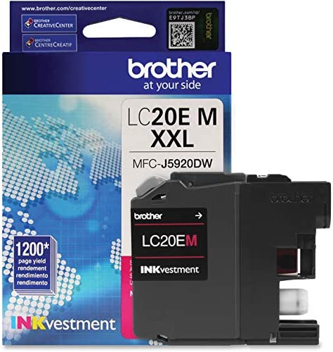 Brother LC20E Extra High Yield Magenta Ink Cartridge-0