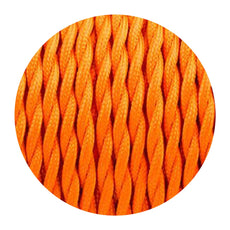 2 core Twisted Italian Braided  Fabric Cable, Electrical Lighting Cable~4084-38