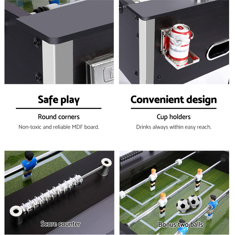 5FT Soccer Table Foosball Football Game Home Party Pub Size Kids Adult Toy Gift-3