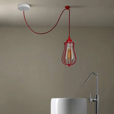 Single Ceiling Pendant Lamp Swag Hanging Light ~ 5112-1