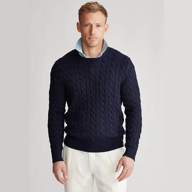 Men's Wool Casual Sweater - Puritific